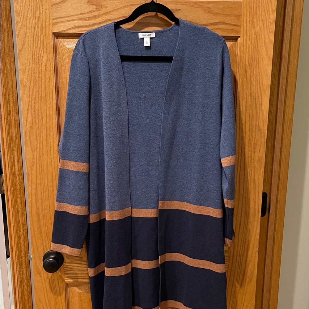 Womens Nine West large long cardigan worn once